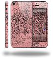 Folder Doodles Pink - Decal Style Vinyl Skin (fits Apple Original iPhone 5, NOT the iPhone 5C or 5S)