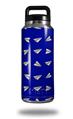 WraptorSkinz Skin Decal Wrap for Yeti Rambler Bottle 36oz Paper Planes Royal Blue  (YETI NOT INCLUDED)