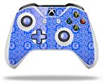 WraptorSkinz Decal Skin Wrap Set works with 2016 and newer XBOX One S / X Controller Gothic Punk Pattern Blue (CONTROLLER NOT INCLUDED)