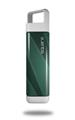 Skin Decal Wrap for Clean Bottle Square Titan Plastic 25oz VintageID 25 Seafoam Green (BOTTLE NOT INCLUDED)