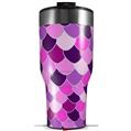 Skin Wrap Decal for 2017 RTIC Tumblers 40oz Scales Pink Purple (TUMBLER NOT INCLUDED)