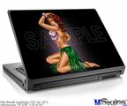 Laptop Skin (Small) - Hula Girl Pin Up