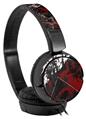 Decal style Skin Wrap for Sony MDR ZX110 Headphones Baja 0003 Red Dark (HEADPHONES NOT INCLUDED)