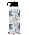 Skin Wrap Decal compatible with Hydro Flask Wide Mouth Bottle 32oz Starfish and Sea Shells White (BOTTLE NOT INCLUDED)