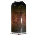 WraptorSkinz Skin Decal Wrap compatible with Yeti 16oz Tall Colster Can Cooler Insulator Exotic Wood Waterfall Bubinga Burst Tropical Green (COOLER NOT INCLUDED)