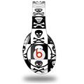 WraptorSkinz Skin Decal Wrap compatible with Beats Studio (Original) Headphones Skull Checkerboard Skin Only (HEADPHONES NOT INCLUDED)